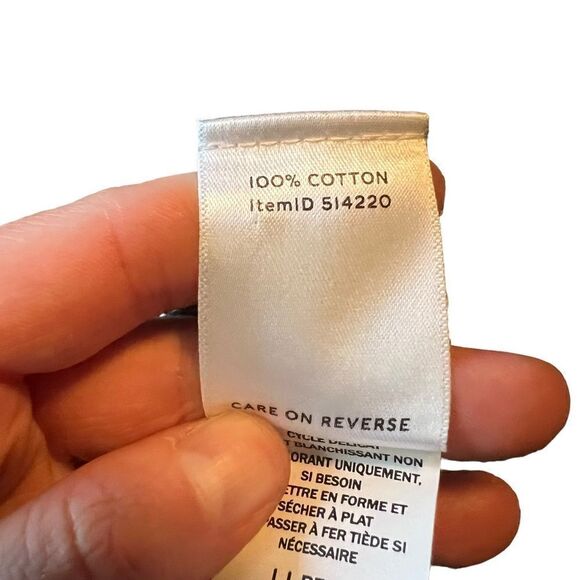 L.L. Bean 100% cotton knit 1/4 button sweater - Picture 5 of 9